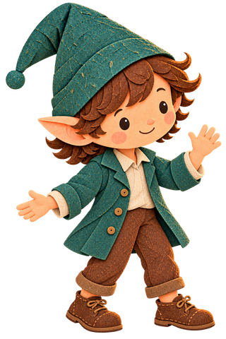 A character from The Elves and the Shoemaker