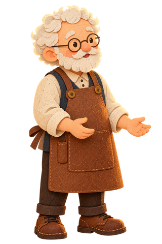 A character from The Elves and the Shoemaker