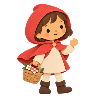 A character from Little Red Riding Hood