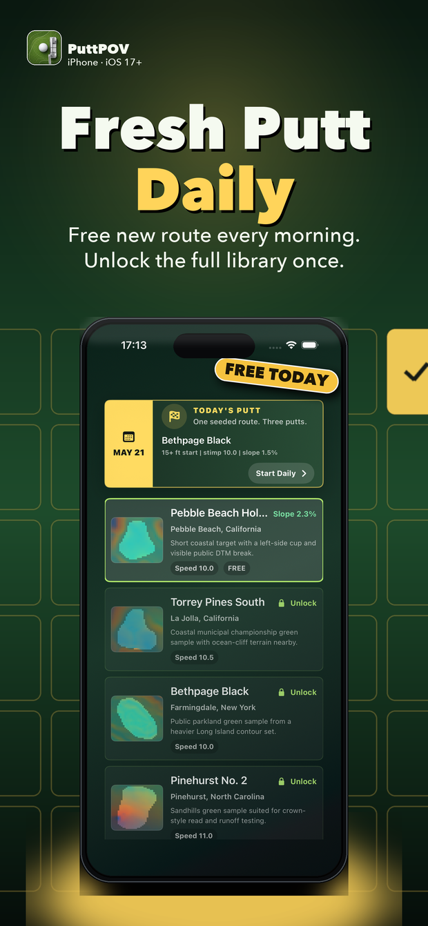 Daily Challenge card on the main menu with FREE TODAY badge