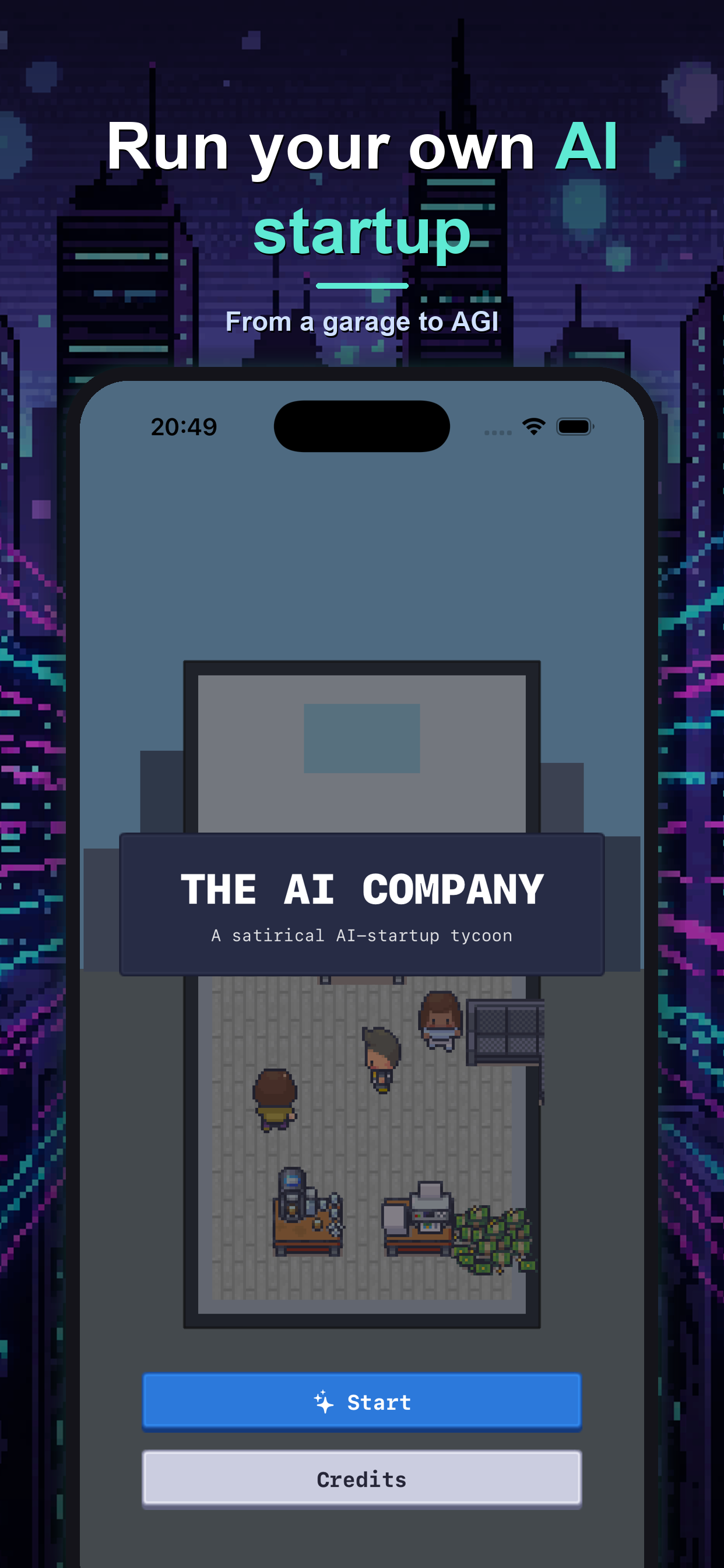 The AI Company gameplay